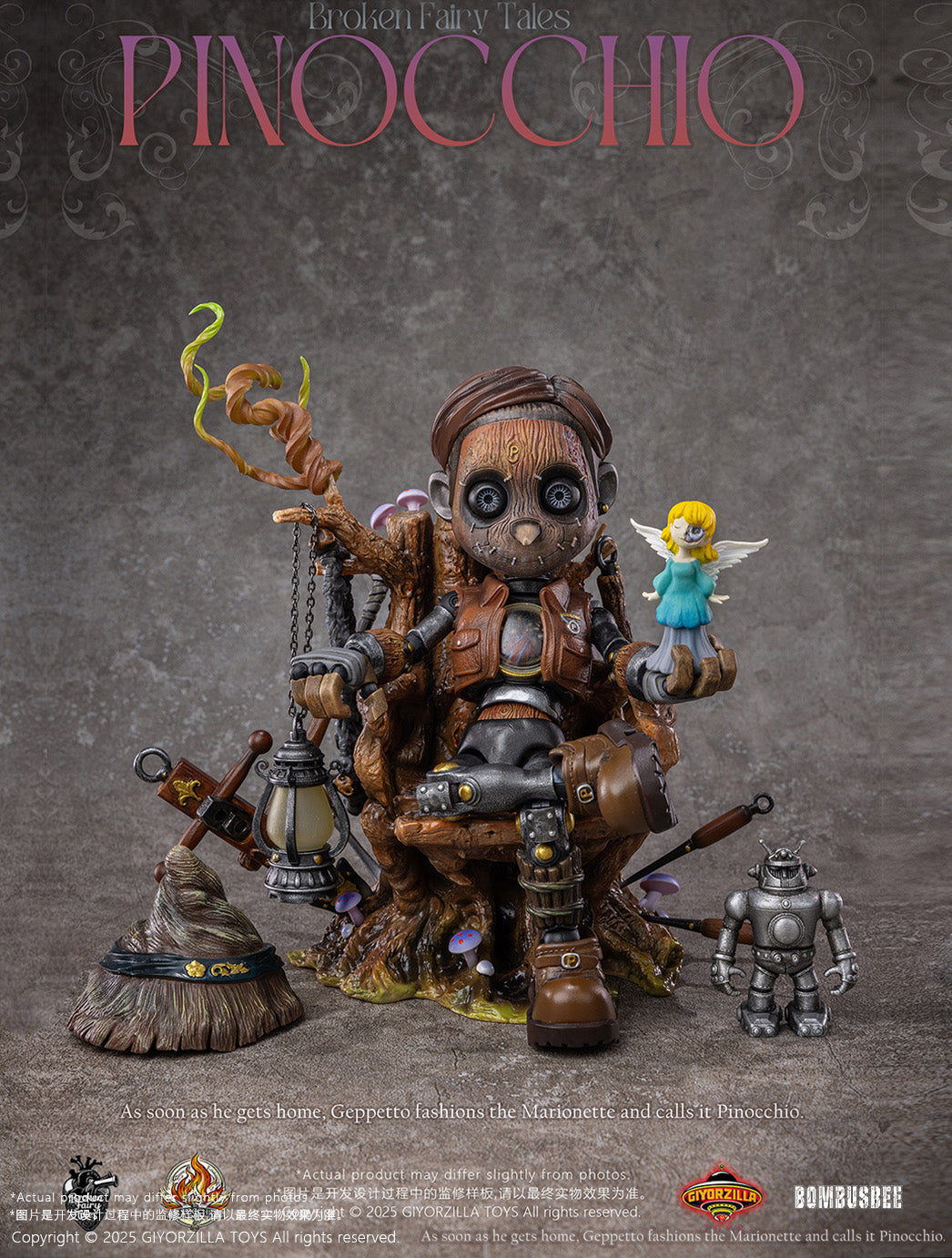 GIYORZILLA TOYS Broken Fairy Tales Pinocchio 1/6 Action Figure JAPAN OFFICIAL