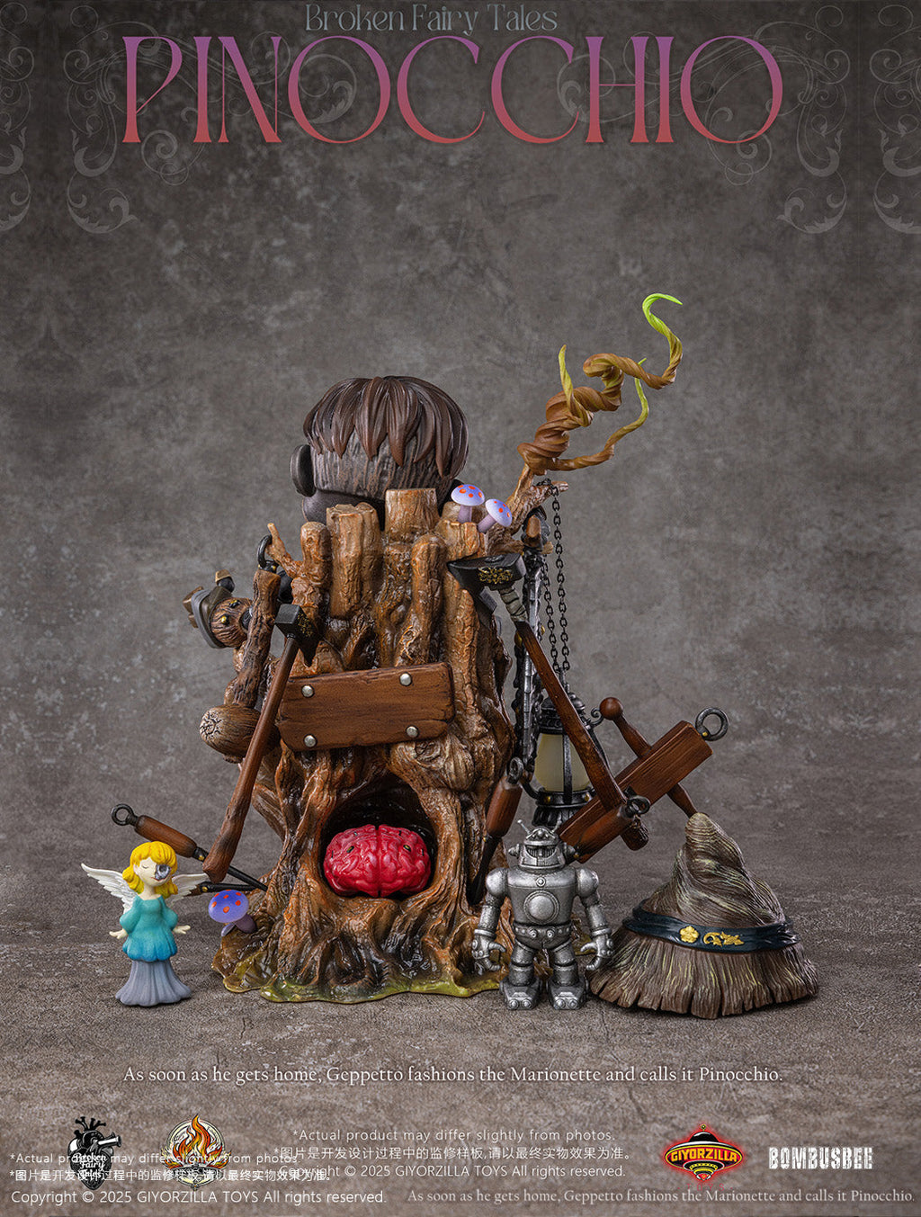 GIYORZILLA TOYS Broken Fairy Tales Pinocchio 1/6 Action Figure JAPAN OFFICIAL