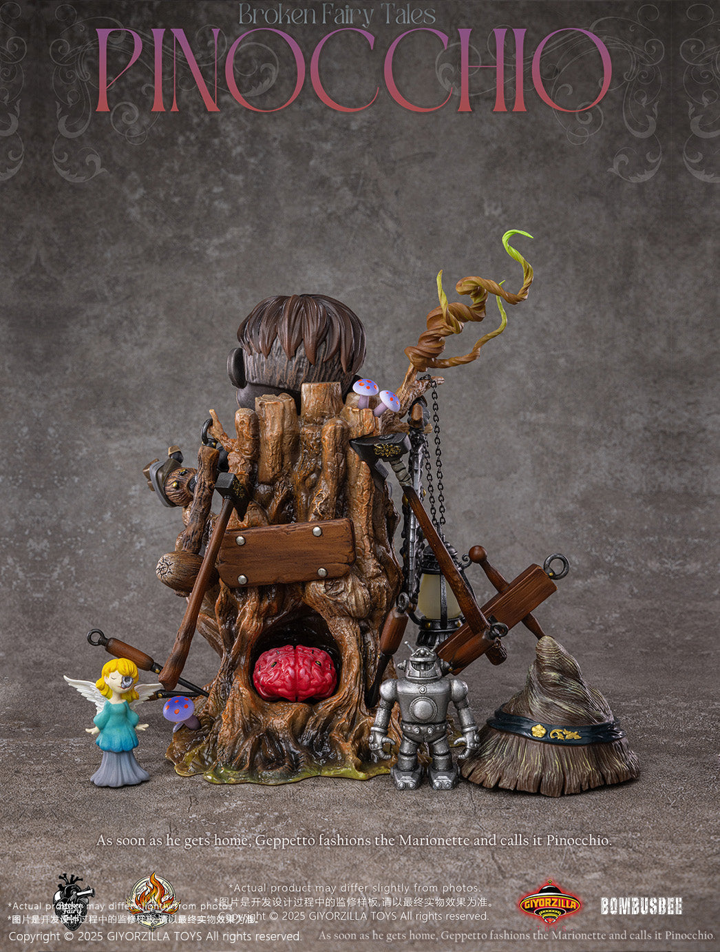 GIYORZILLA TOYS Broken Fairy Tales Pinocchio 1/6 Action Figure JAPAN OFFICIAL