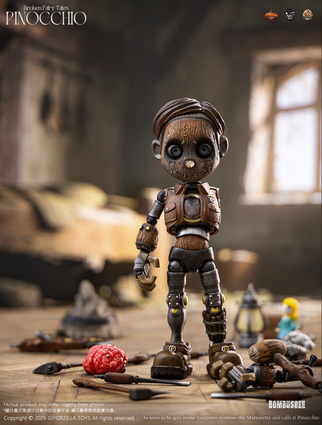 GIYORZILLA TOYS Broken Fairy Tales Pinocchio 1/6 Action Figure JAPAN OFFICIAL
