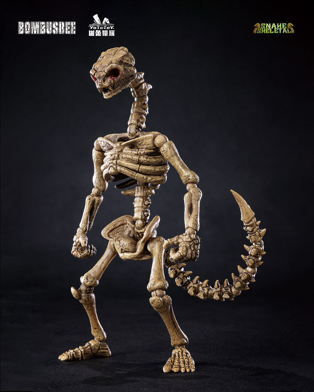 Yototoy SNAKE SKELETAL Series 1/12 Action Figure Set of 3 JAPAN OFFICIAL