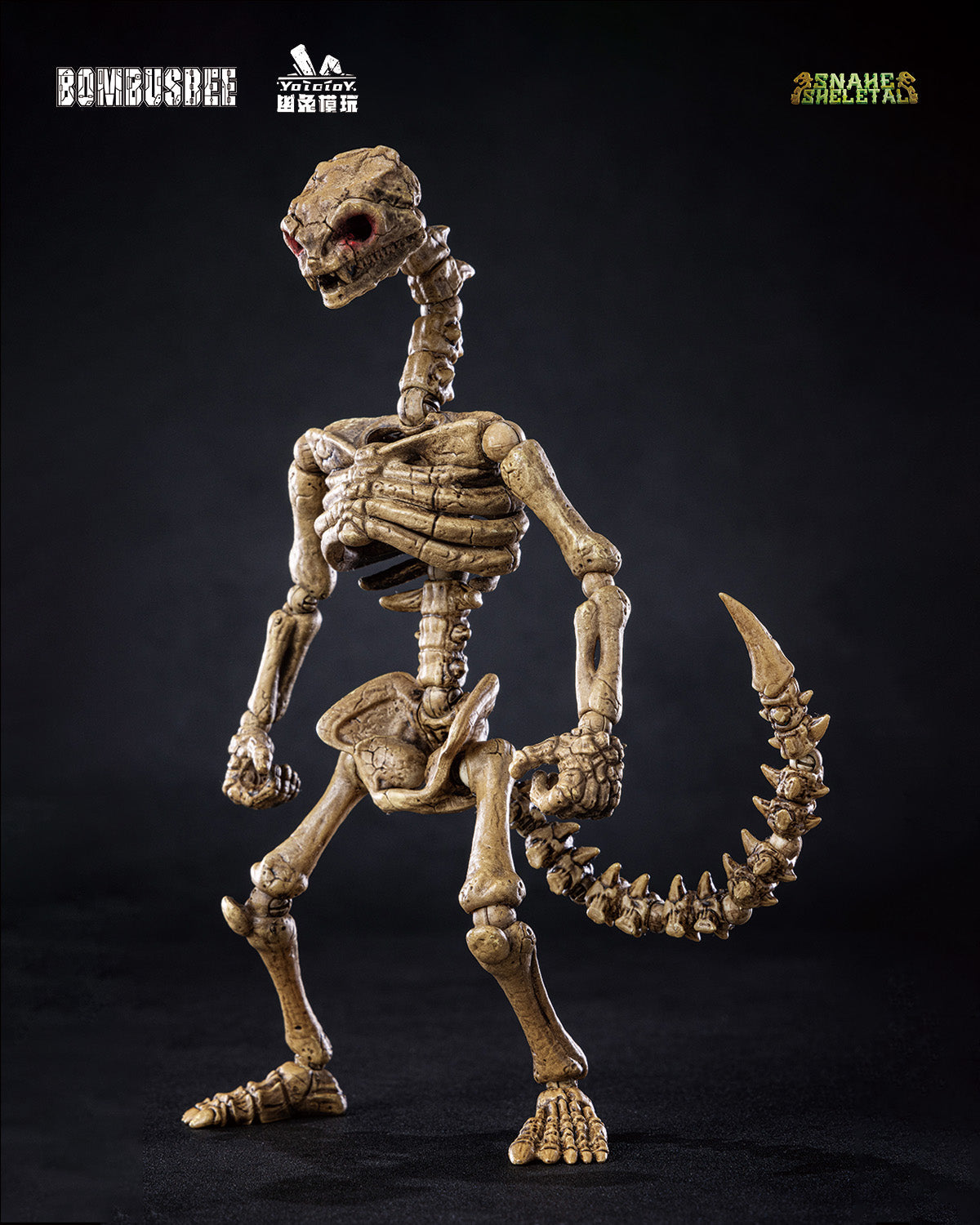 Yototoy SNAKE SKELETAL Series 1/12 Action Figure Set of 3 JAPAN OFFICIAL