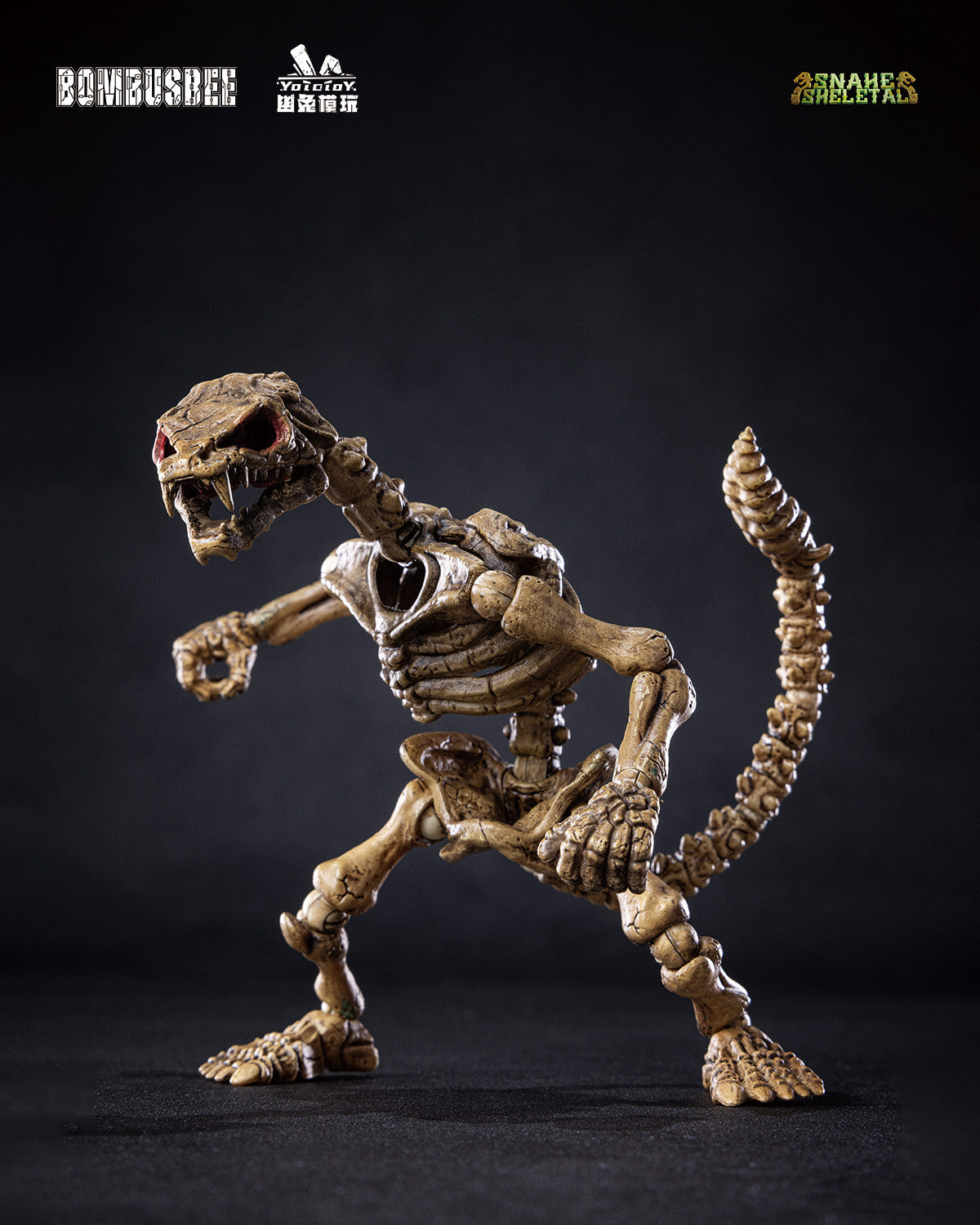 Yototoy SNAKE SKELETAL Series 1/12 Action Figure Set of 3 JAPAN OFFICIAL