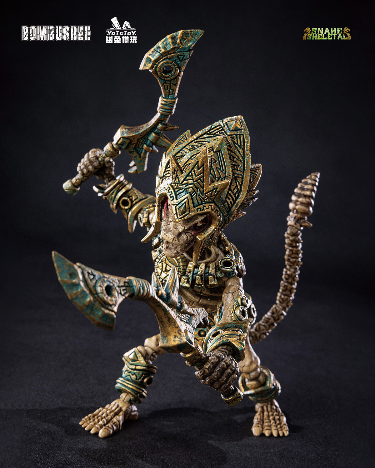 Yototoy SNAKE SKELETAL Series 1/12 Action Figure Set of 3 JAPAN OFFICIAL
