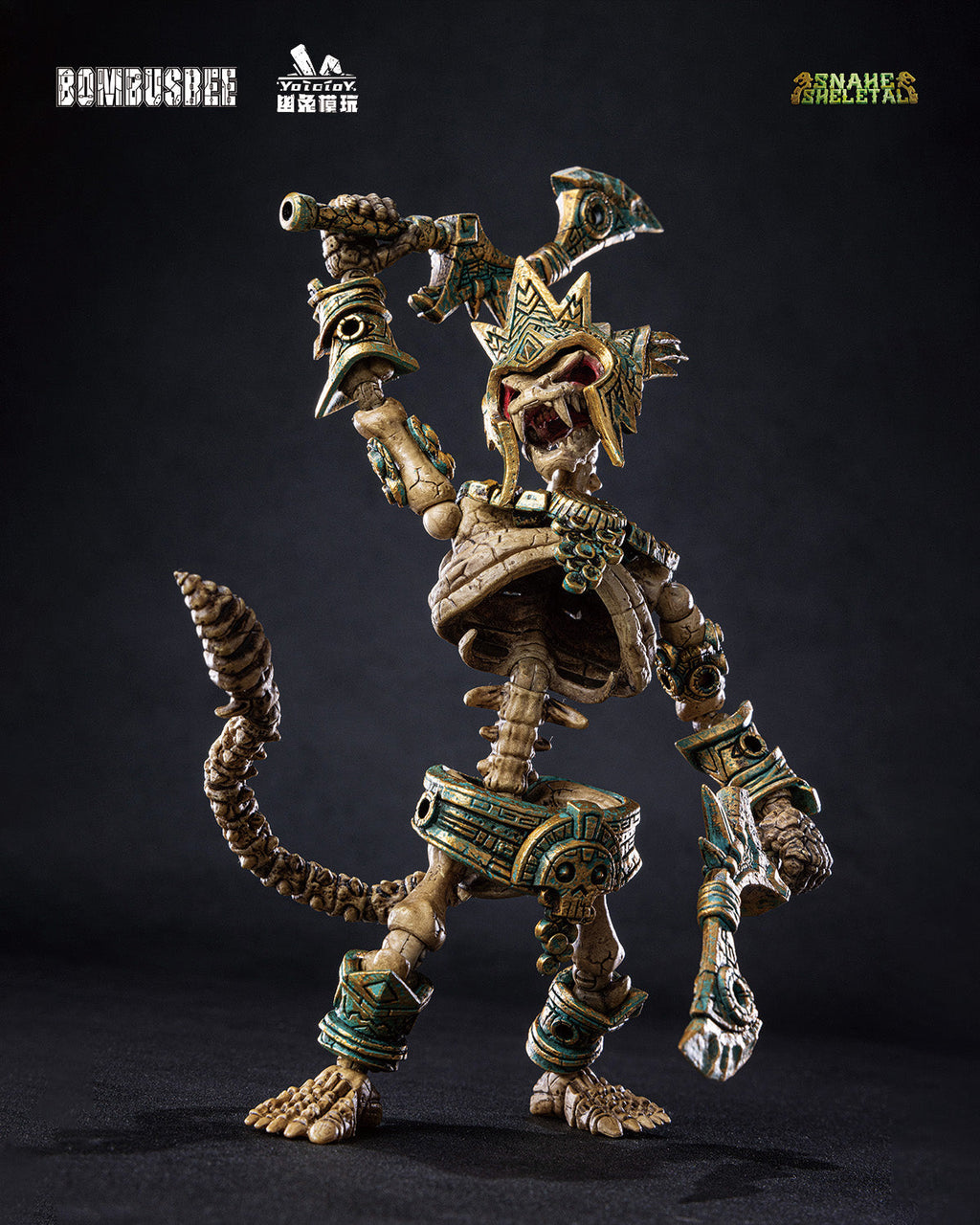 Yototoy SNAKE SKELETAL Series 1/12 Action Figure Set of 3 JAPAN OFFICIAL