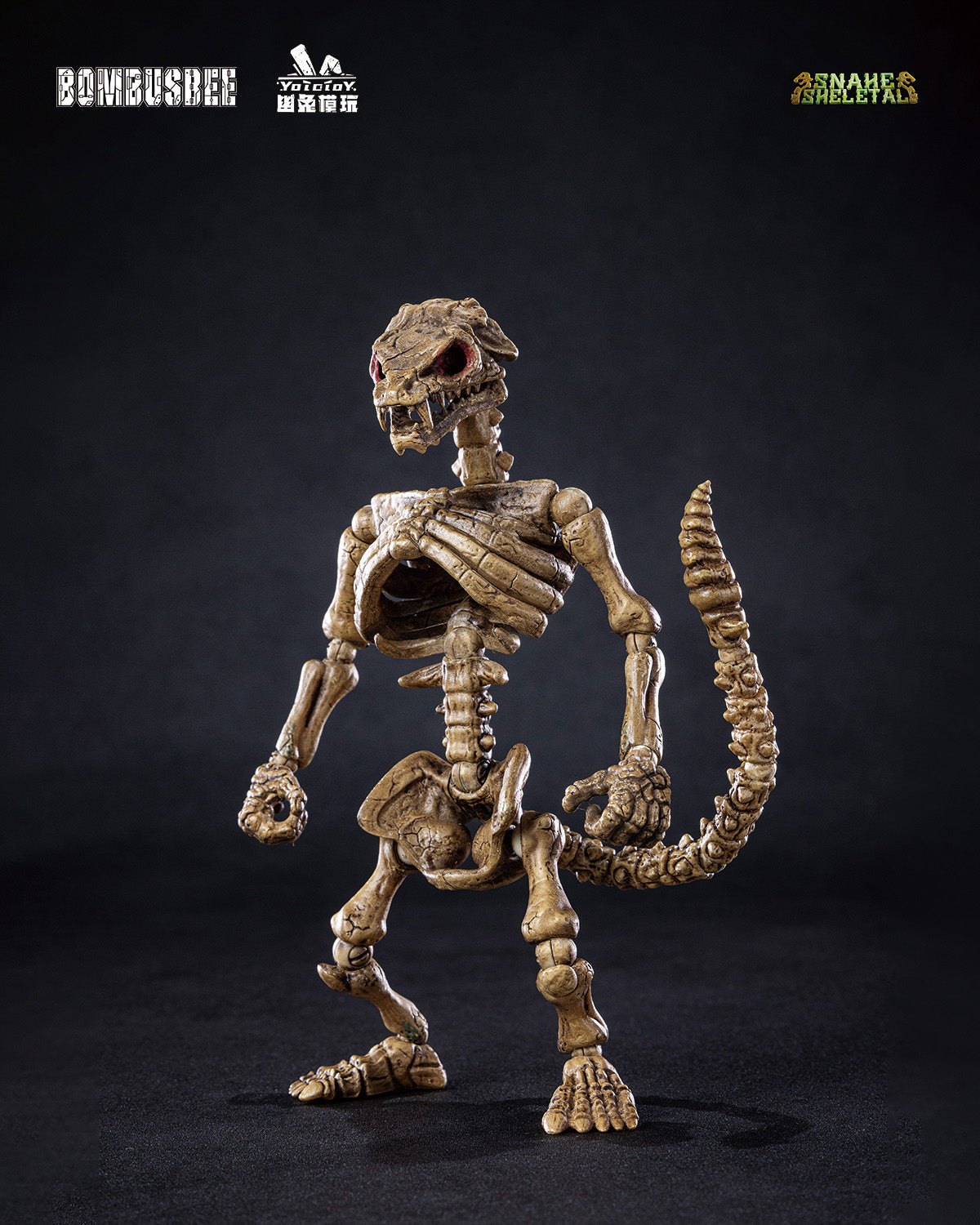 Yototoy SNAKE SKELETAL Series 1/12 Action Figure Set of 3 JAPAN OFFICIAL