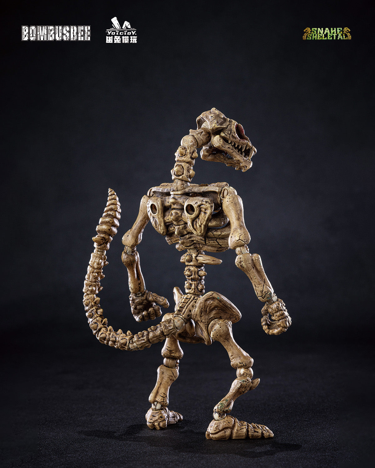 Yototoy SNAKE SKELETAL Series 1/12 Action Figure Set of 3 JAPAN OFFICIAL