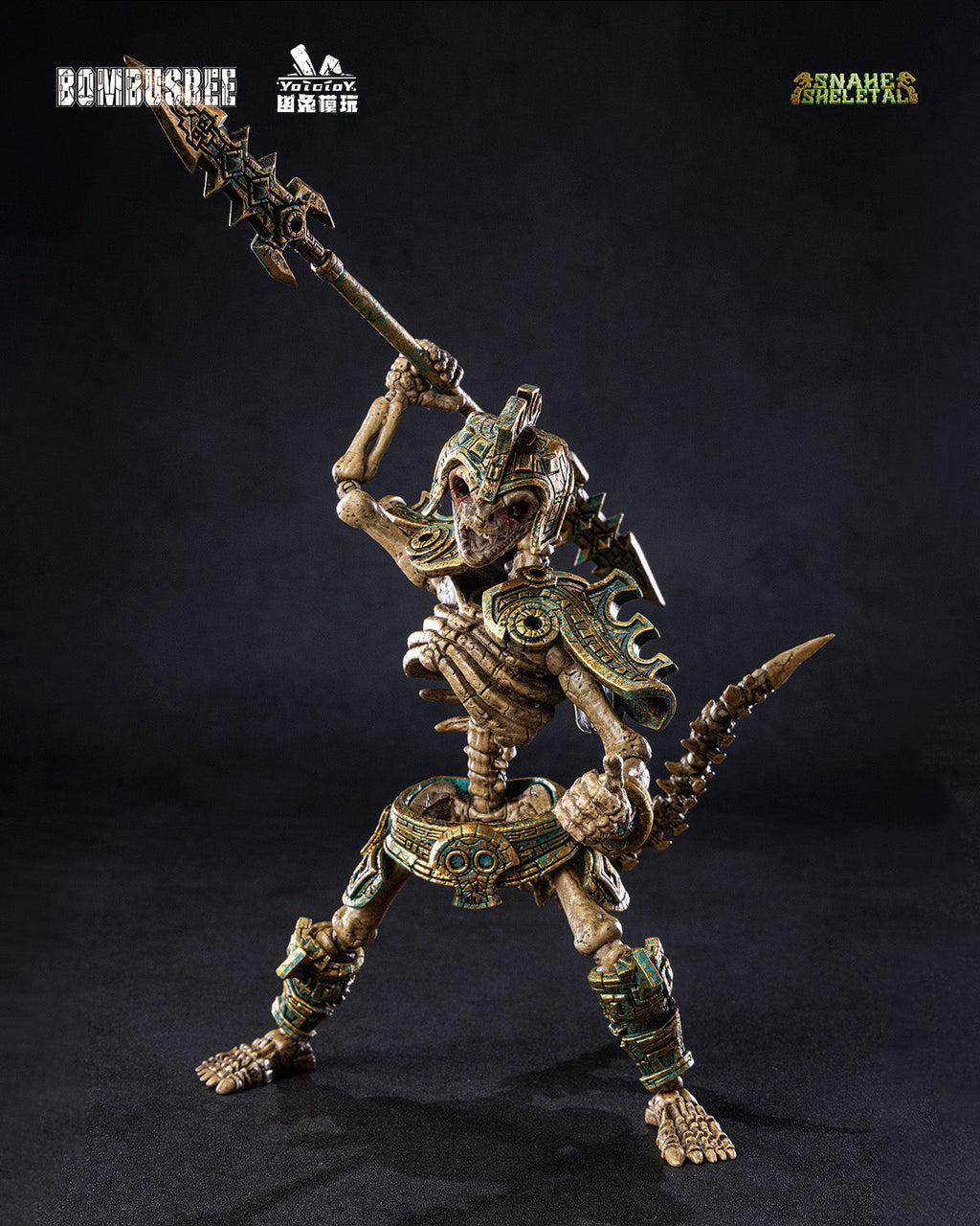 Yototoy SNAKE SKELETAL Series 1/12 Action Figure Set of 3 JAPAN OFFICIAL
