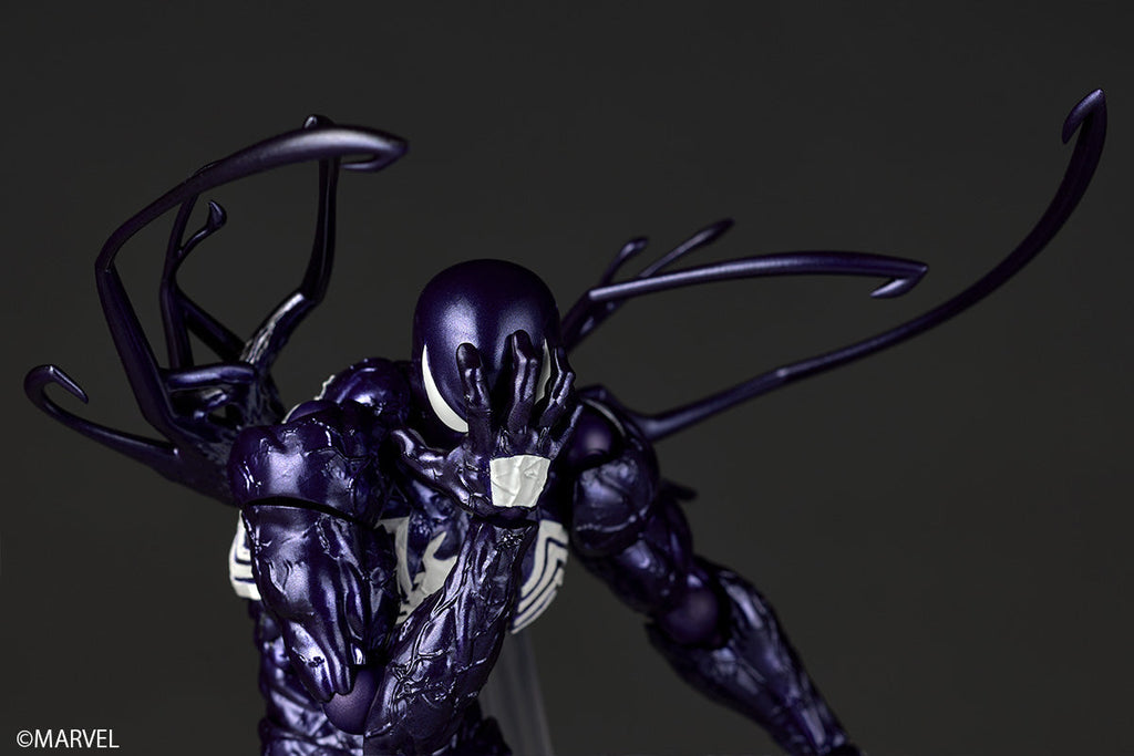 Revoltech Amazing Yamaguchi Symbiote Spider-Man Purple Ver. Action Figure JAPAN