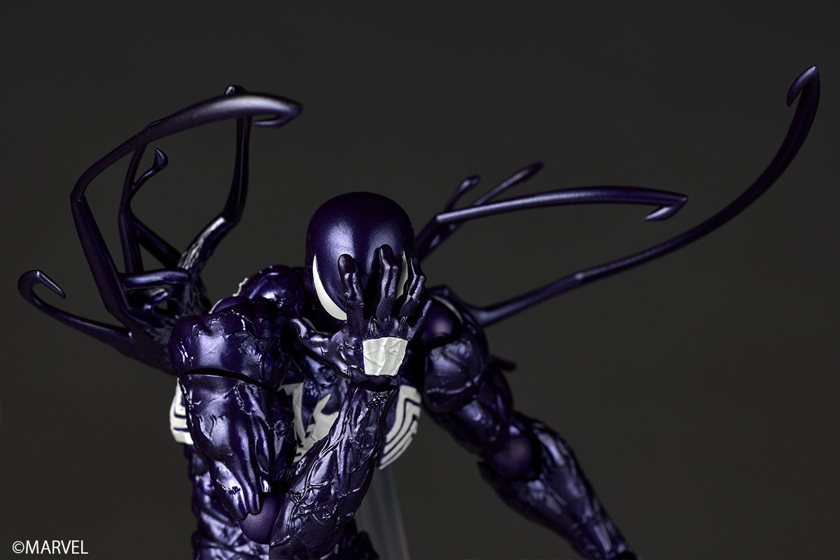 Revoltech Amazing Yamaguchi Symbiote Spider-Man Purple Ver. Action Figure JAPAN