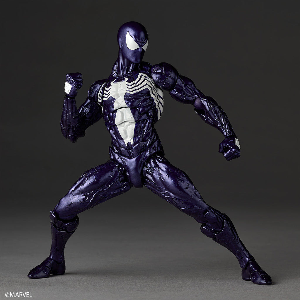 Revoltech Amazing Yamaguchi Symbiote Spider-Man Purple Ver. Action Figure JAPAN