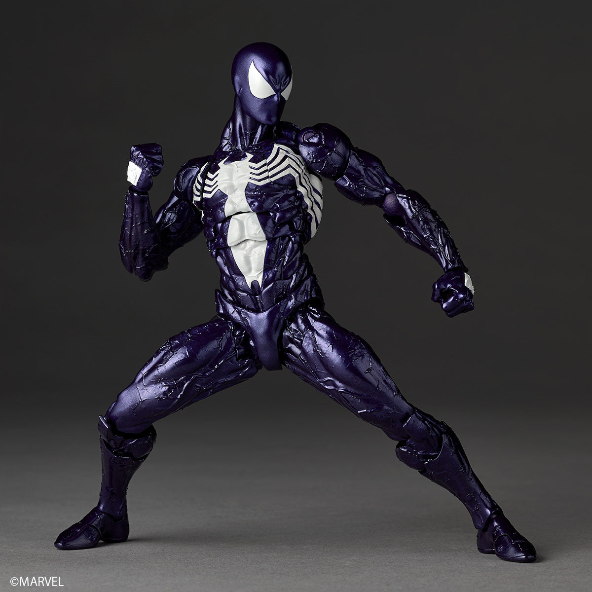 Revoltech Amazing Yamaguchi Symbiote Spider-Man Purple Ver. Action Figure JAPAN