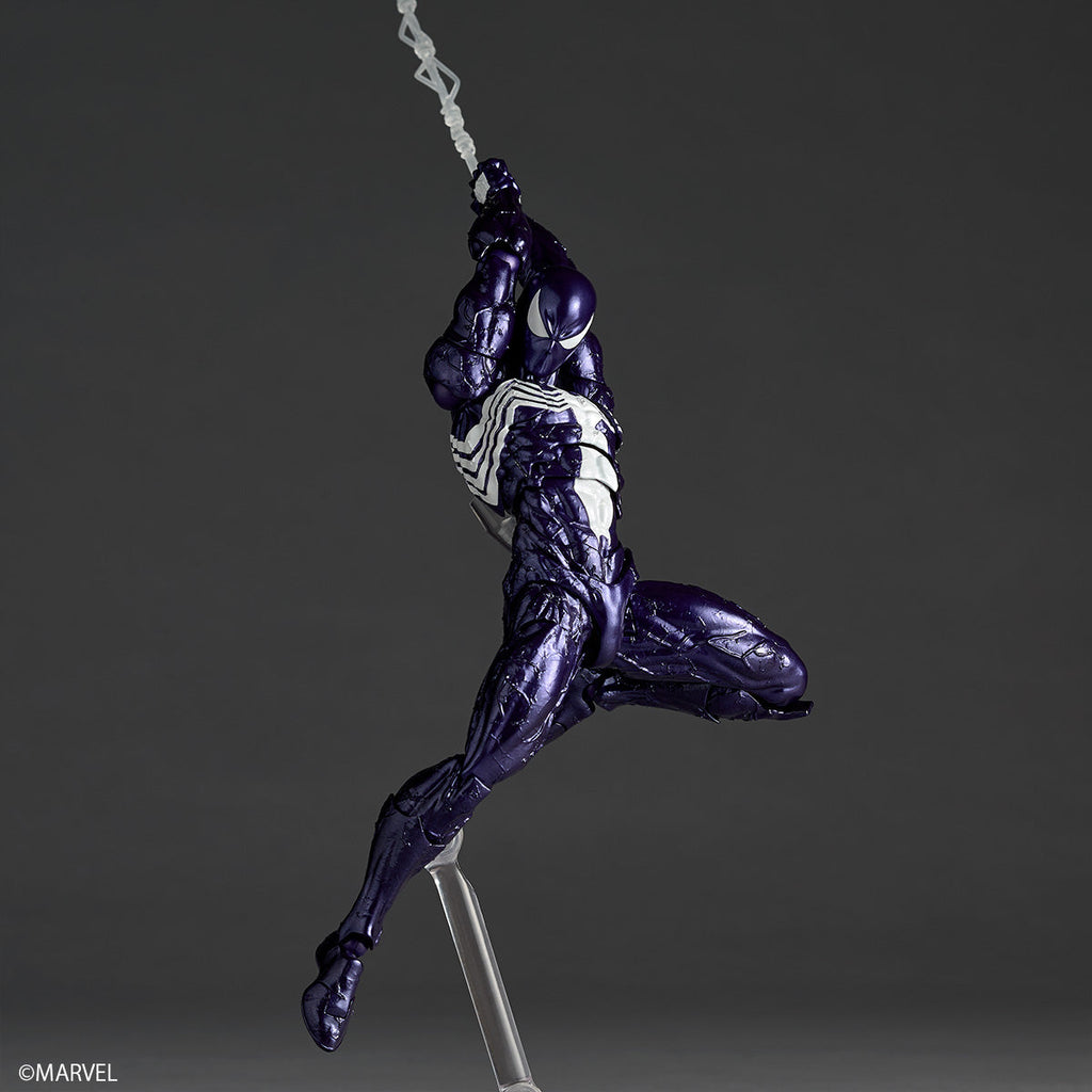Revoltech Amazing Yamaguchi Symbiote Spider-Man Purple Ver. Action Figure JAPAN