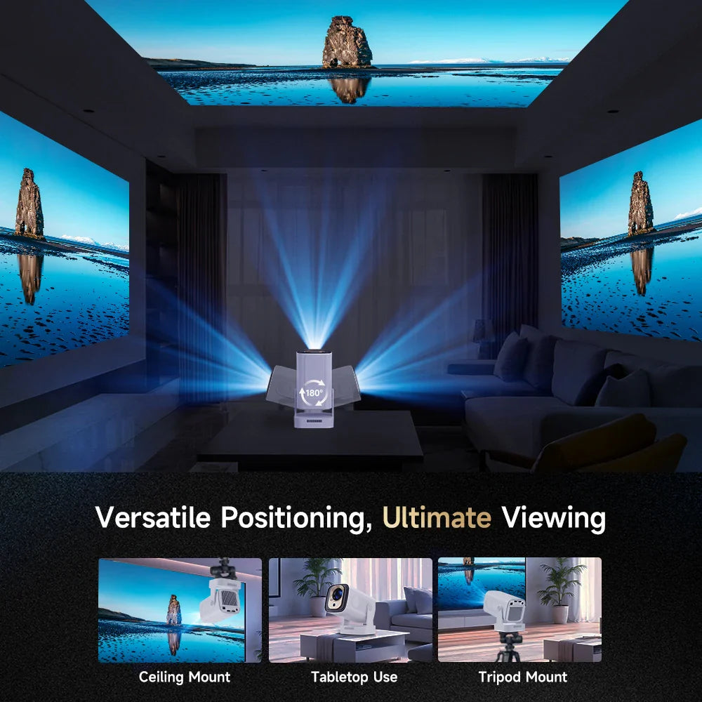 Magcubic Projector HY310 Auto Focus 4K Native 1080P 330ANSI Android11 5W Speaker Air Mouse Voice Assistant Upgrated HY300