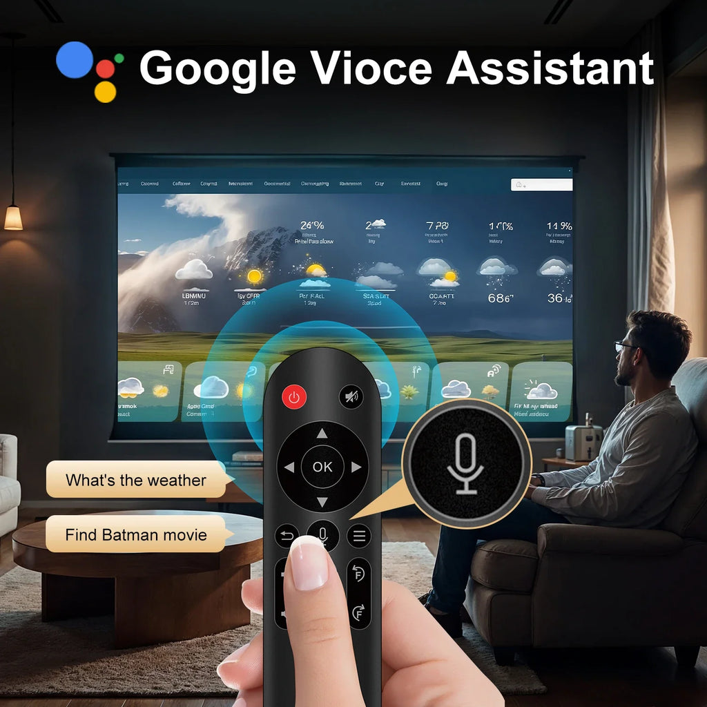 Magcubic Projector HY310 Auto Focus 4K Native 1080P 330ANSI Android11 5W Speaker Air Mouse Voice Assistant Upgrated HY300