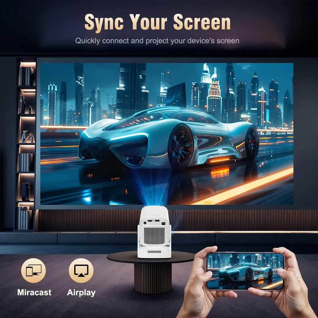 Magcubic Projector HY310 Auto Focus 4K Native 1080P 330ANSI Android11 5W Speaker Air Mouse Voice Assistant Upgrated HY300