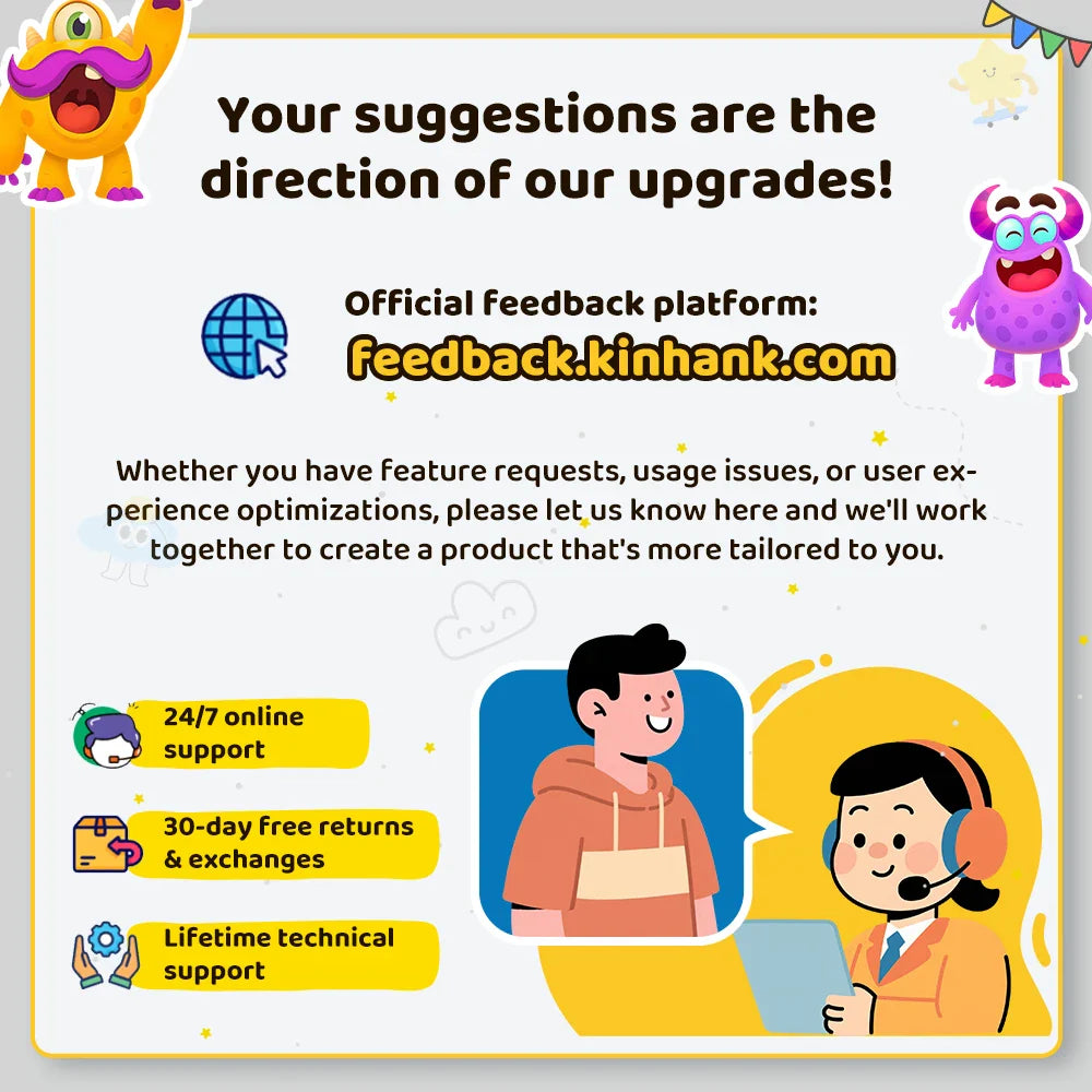 KINHANK MotionX Video Game Console for Kids & Families