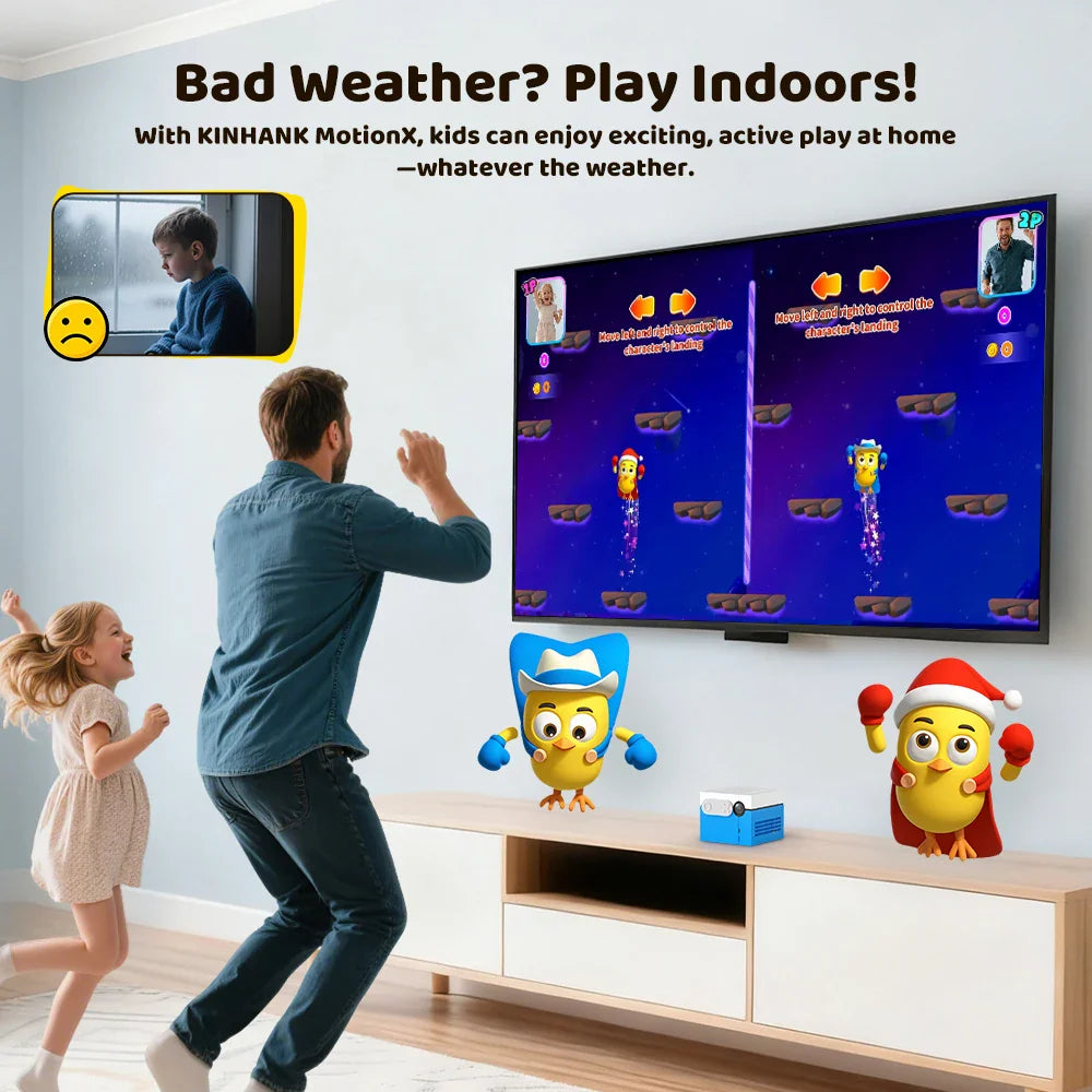 KINHANK MotionX Video Game Console for Kids & Families