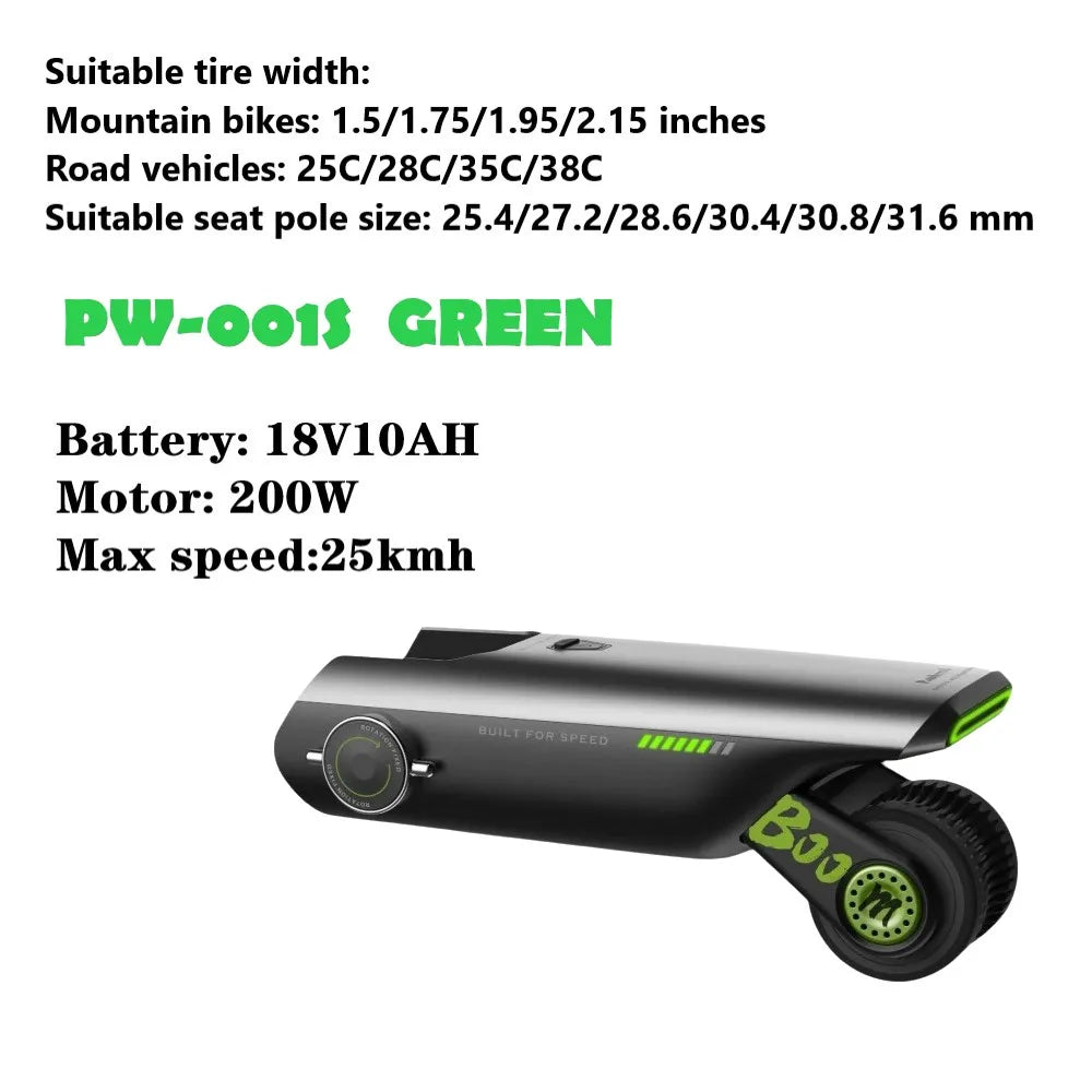 🚴 Electric Bike Conversion Kit – 31-Mile Range, 15.5mph, Tool-Free Install, App Control 🚴