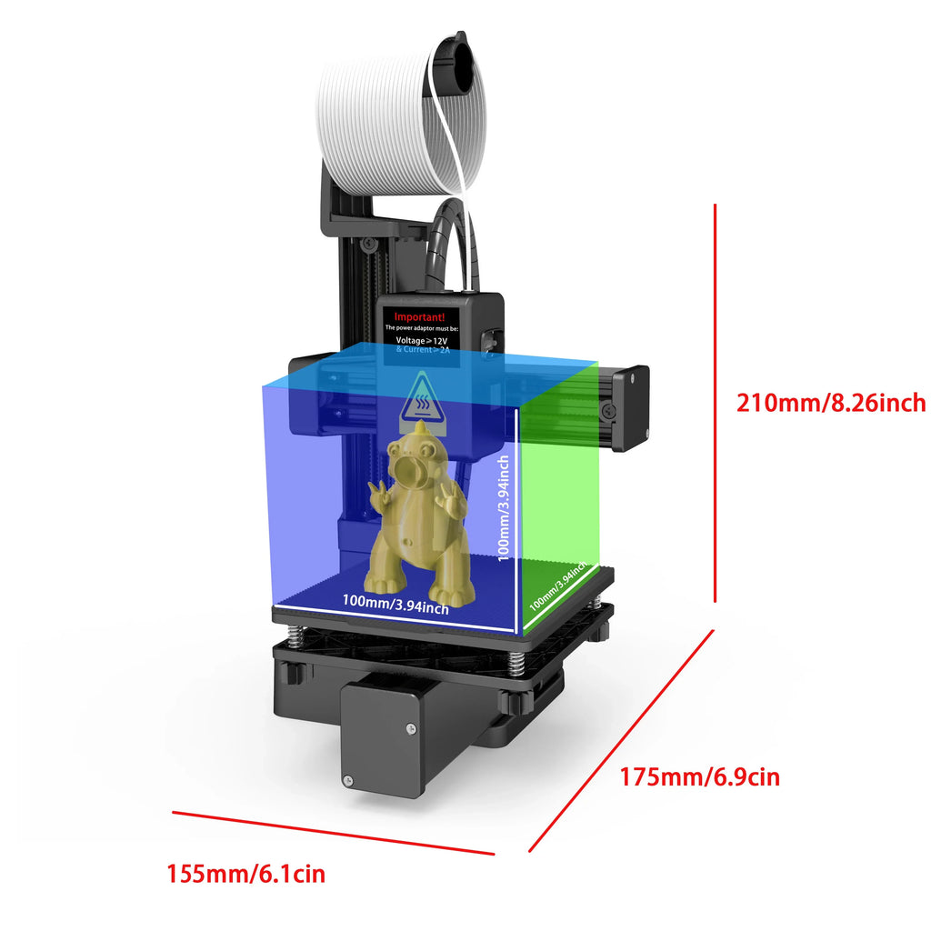 EasyThreed 3D Printer PLA TPU 1.75mm Filament