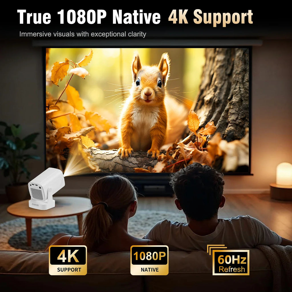 Magcubic Projector HY310 Auto Focus 4K Native 1080P 330ANSI Android11 5W Speaker Air Mouse Voice Assistant Upgrated HY300