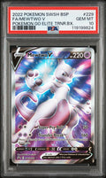 FA/MEWTWO V POKEMON GO ELITE TRNR.BX. 2022 POKEMON SWSH BLACK STAR PROMO PSA GEM MT 10