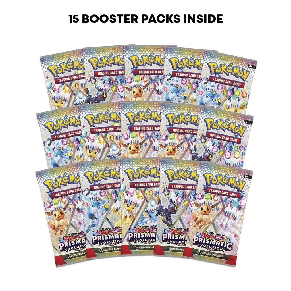Prismatic Evolutions Super Premium Collection Box and Golden Ticket