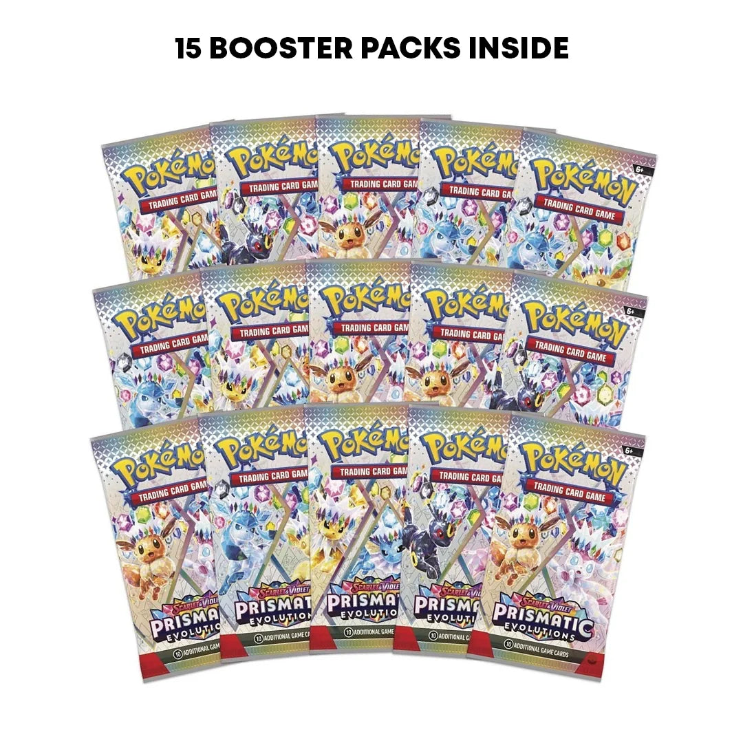Prismatic Evolutions Super Premium Collection Box and Golden Ticket