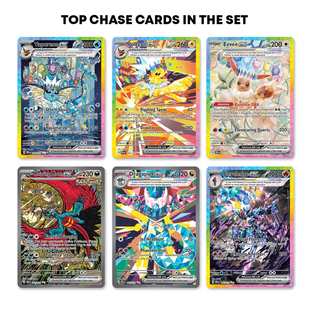 Prismatic Evolutions Super Premium Collection Box and Golden Ticket