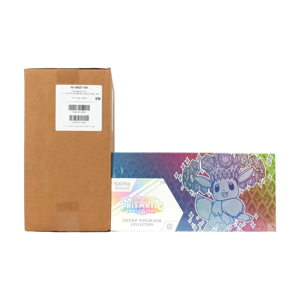 Scarlet & Violet: Prismatic Evolutions - Super Premium Collection (Sealed Case of 4)