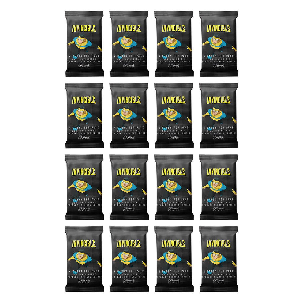 Invincible 2025 Season 1 Keepsake Premiere Trading Card Hobby Box | 16 Packs