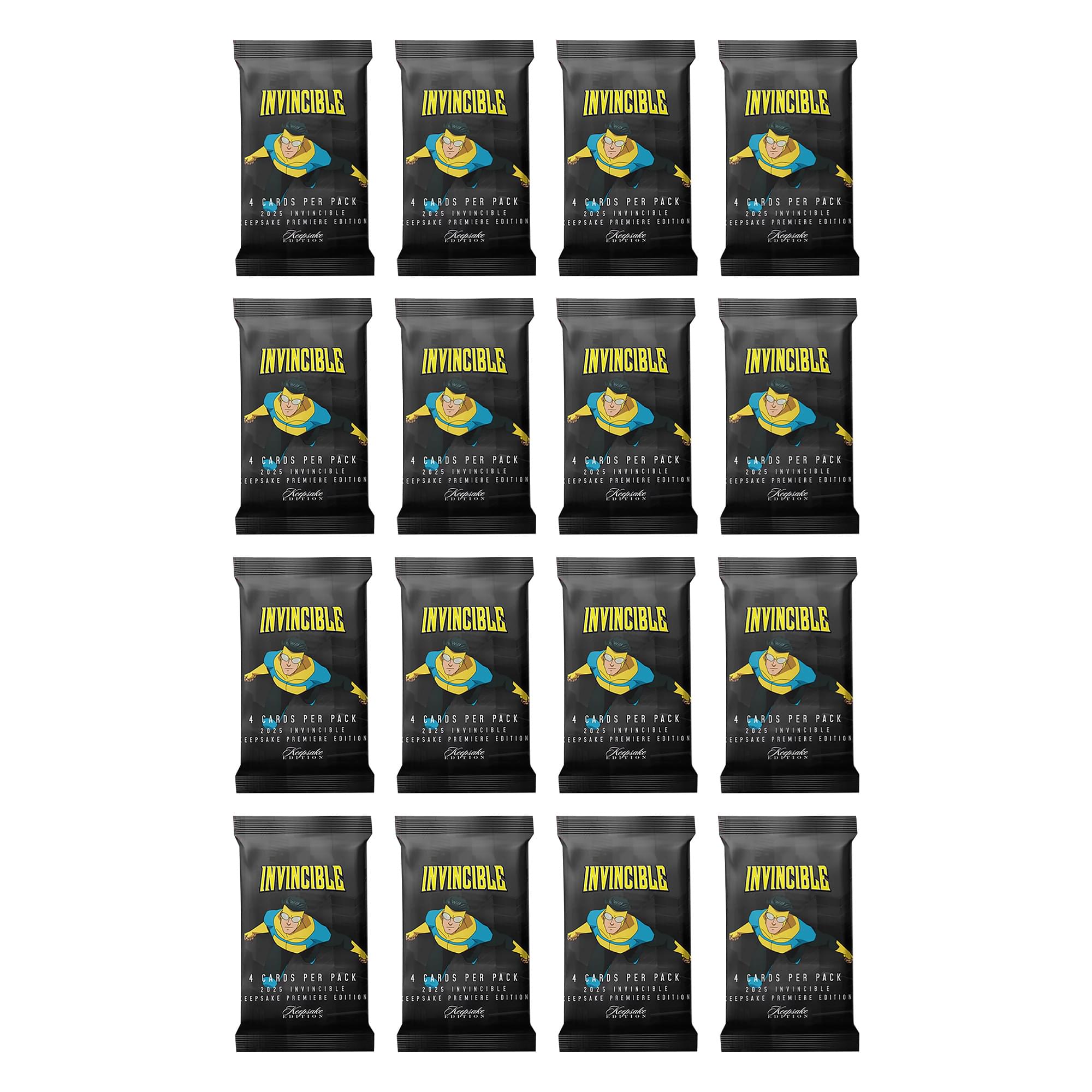 Invincible 2025 Season 1 Keepsake Premiere Trading Card Hobby Box | 16 Packs