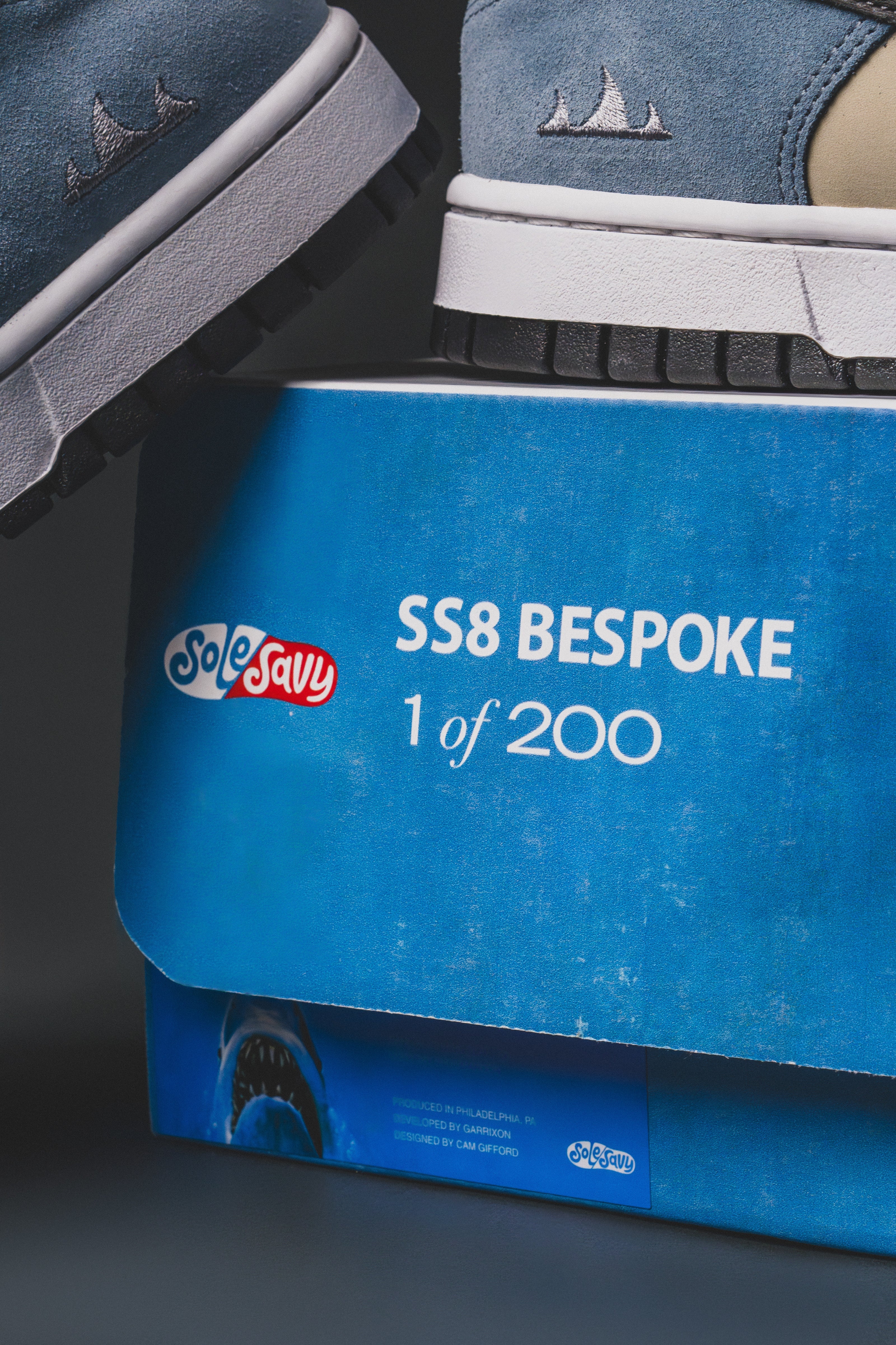 SoleSavy SS8 Bespoke "Shark Attack" by Cam Gifford (Made in the USA)