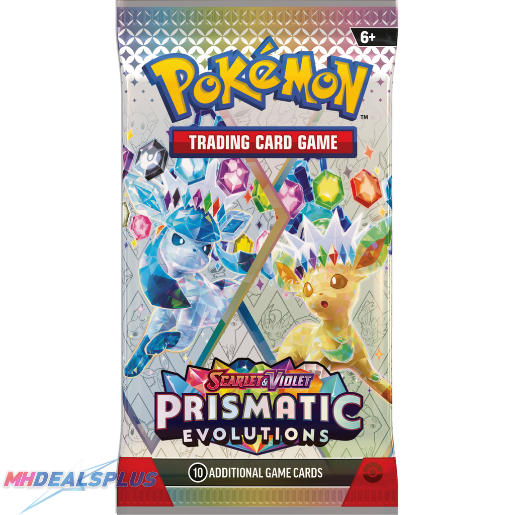 Pokemon Prismatic Evolutions Tech Sticker Collection Set of 3