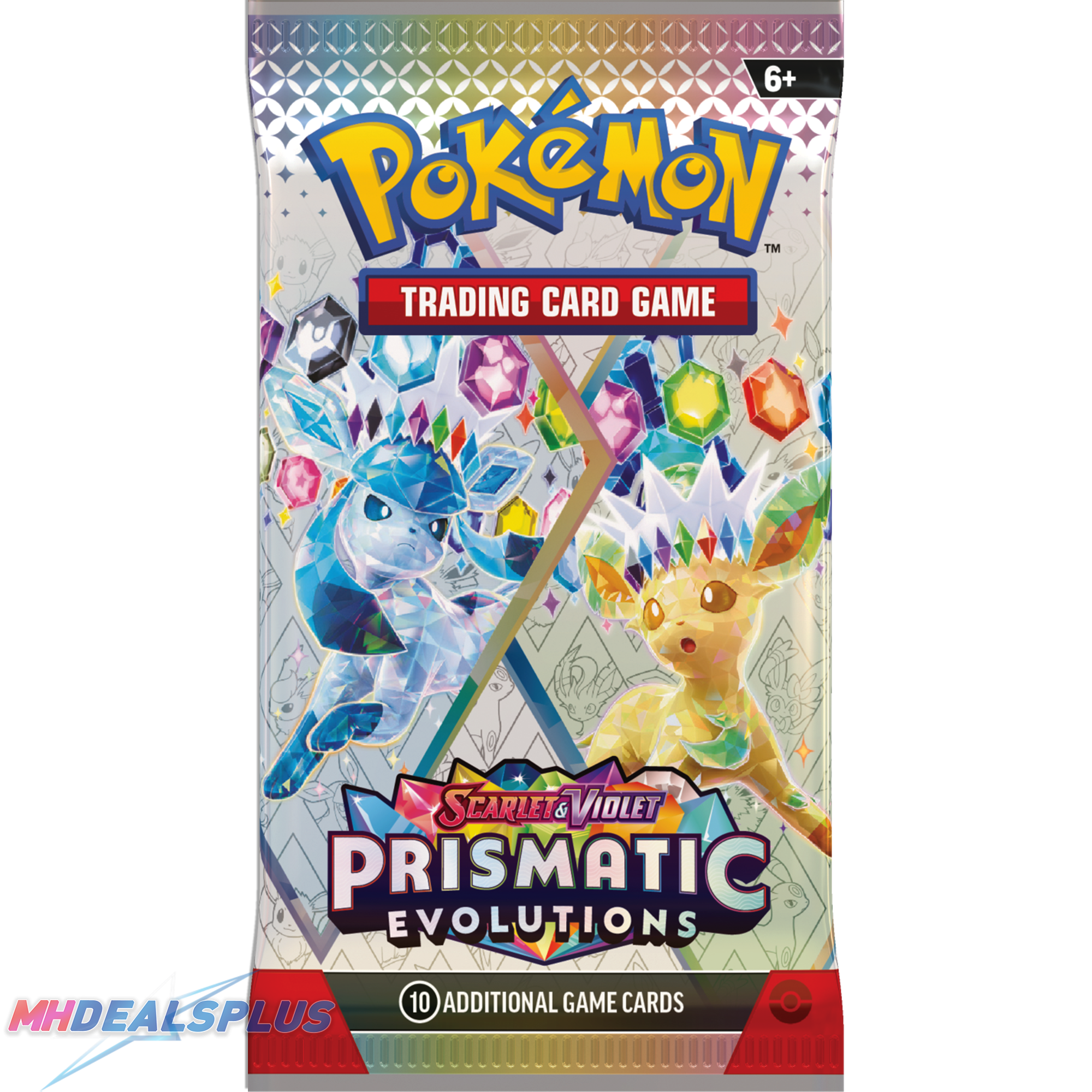 Pokemon Prismatic Evolutions Tech Sticker Collection Set of 3