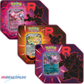 Pokemon Team Rocket Tin Set of 3