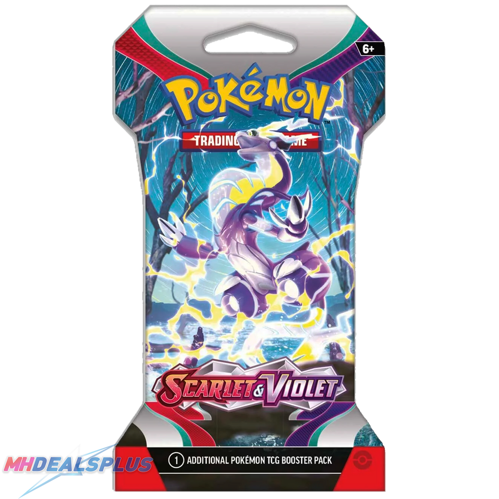 Pokemon Scarlet & Violet Sleeved Booster Pack Sealed Case