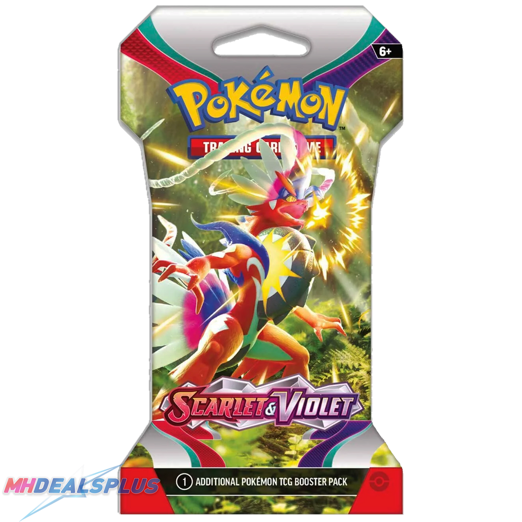 Pokemon Scarlet & Violet Sleeved Booster Pack Sealed Case