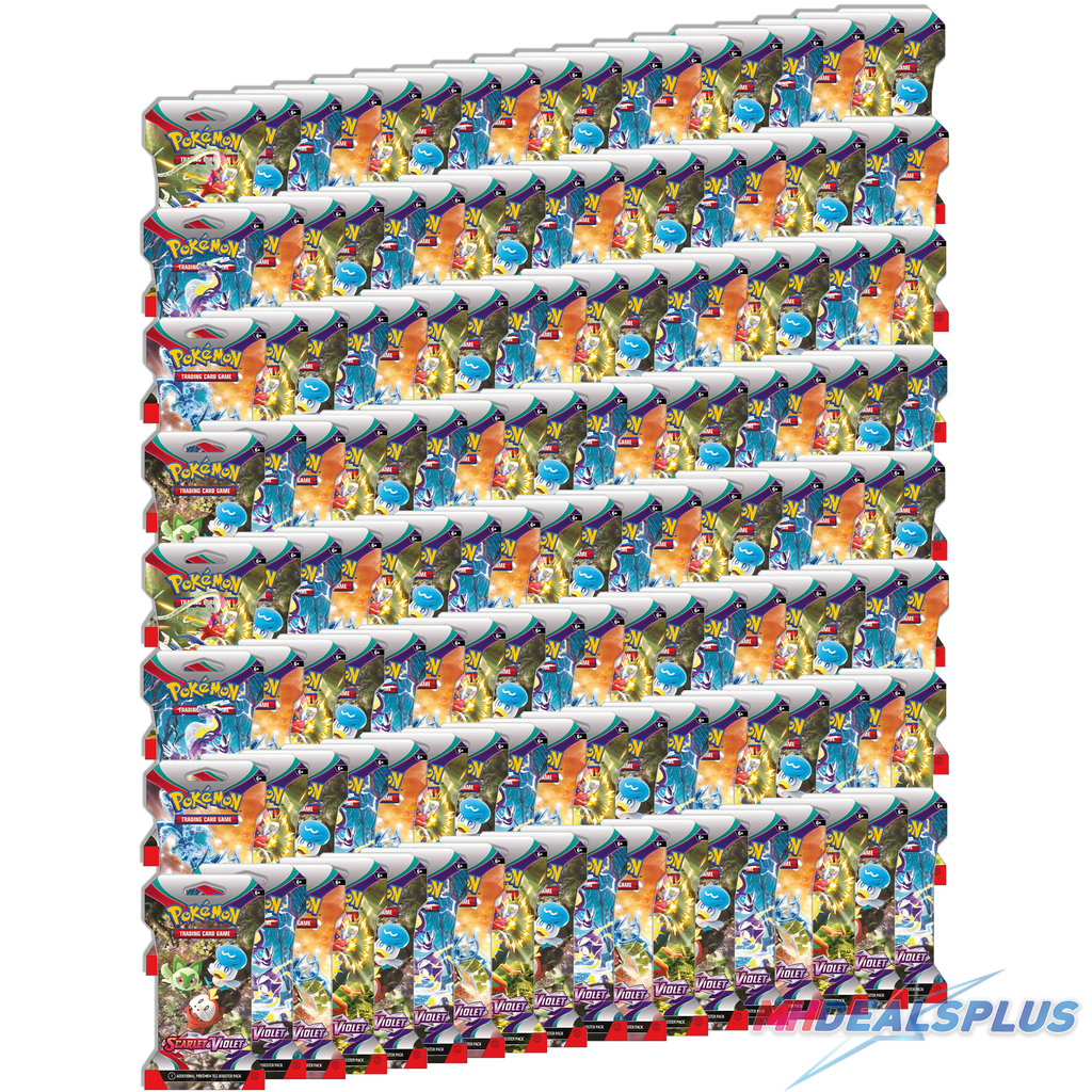 Pokemon Scarlet & Violet Sleeved Booster Pack Sealed Case