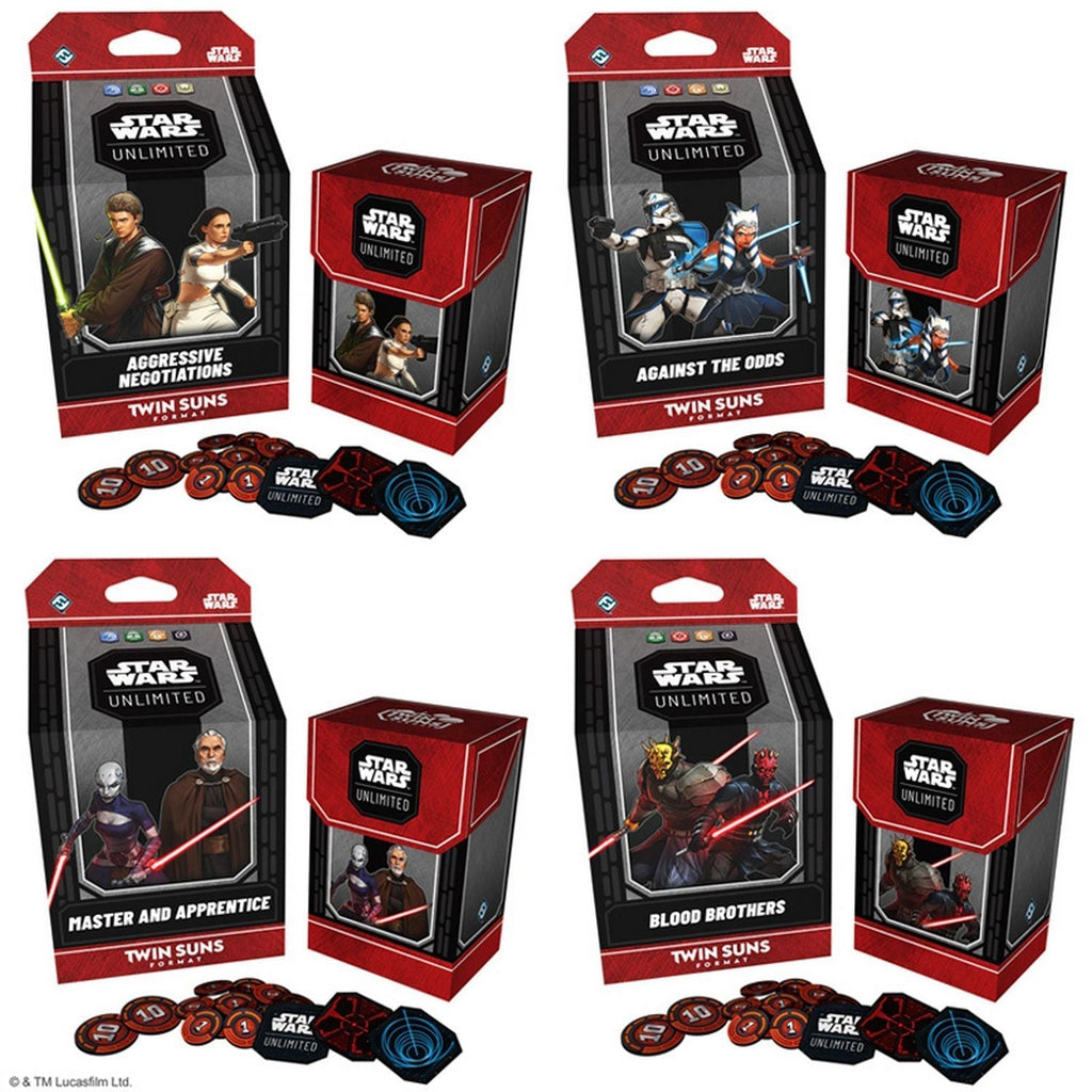 Star Wars: Unlimited - 2026 Twin Suns Deck Display (Set of 4)
