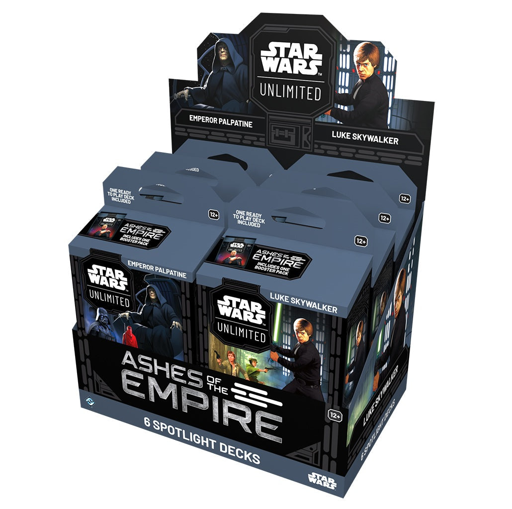 Star Wars: Unlimited - Ashes of the Empire [x6] Spotlight Deck Display