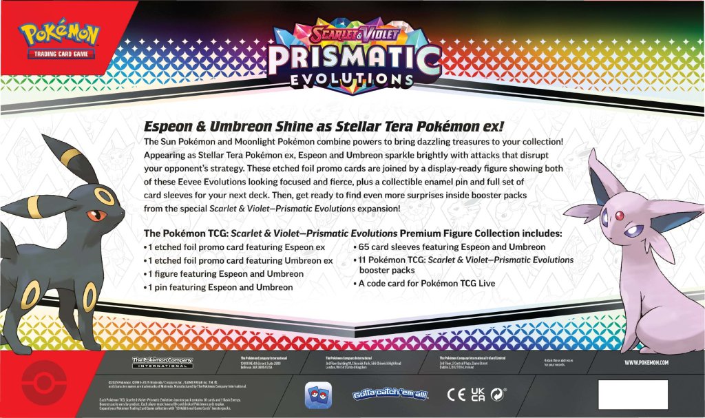 ** DAMAGED** Pokemon - TCG - Prismatic Evolutions Premium Figure Collection