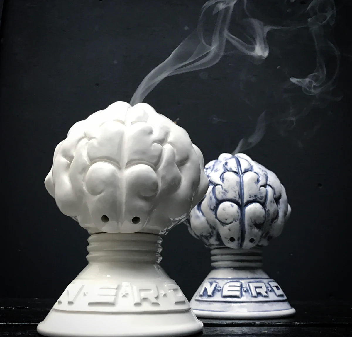 Neighborhood x N.E.R.D - Ceramic White Brain Incense Chamber - 2017 (USED)