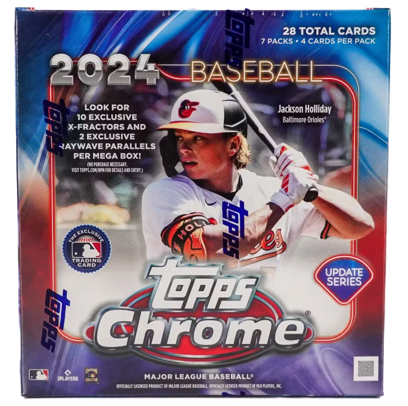 2024 Topps Chrome Baseball Update Series Mega Box