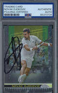 Novak Djokovic PSA/DNA Certified - Autographed Memorabilia Signed Card Auto - Sports Card Single (Randomly Selected, May Not Be Pictured)
