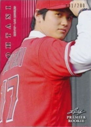 SHOHEI OHTANI 2018 Leaf Premier PR-01 RED Rookie Card RC #/200