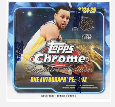 2024/25 Topps Chrome Sapphire Edition Basketball 10-Box Case