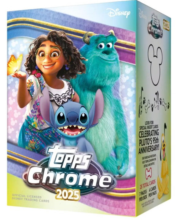 Disney Chrome 7-Pack Blaster 40-Box (Topps 2025) Case