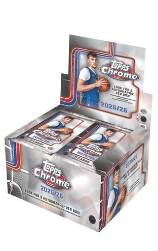 2025/26 Topps Chrome Basketball Jumbo Hobby Box