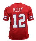 Jim Kelly HOF Signed Autographed Red Custom Jersey
